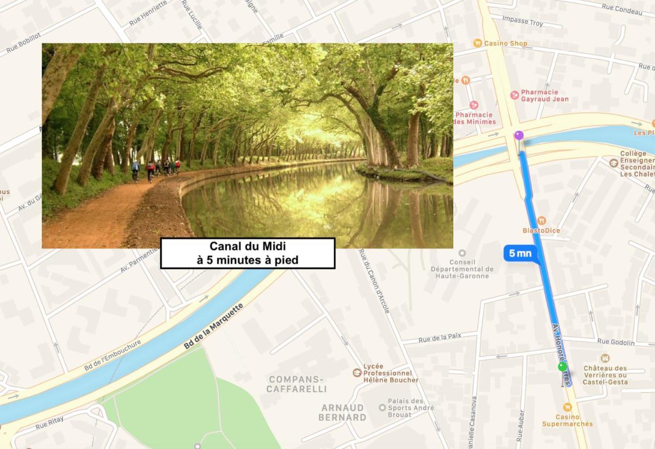 Le St Honore - Appartement Toulouse Centre Avec Chambre & Parking Εξωτερικό φωτογραφία